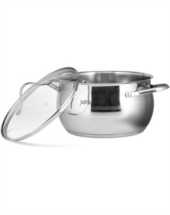 Кастрюля 4.7л LR02-34, нержавеющая сталь, с крышкой Lara