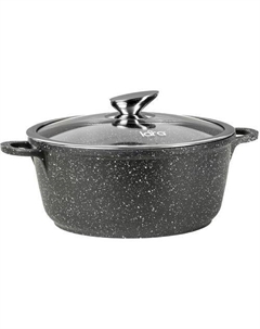 Кастрюля 6.1л Rio LR02-206, алюминиевая, с крышкой Lara