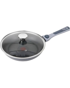 Сковорода Фьюжн LR01-68-28, 28см, с крышкой, съемная ручка, антипригарное покрытие, алюминиевая Lara