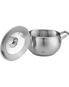 Кастрюля 3.1л Токио LR02-262, нержавеющая сталь, с крышкой Lara