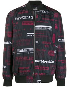 Куртка с принтом Moschino Airlines Love moschino