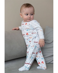 Комбинезон хлопковый с принтом Aspaya