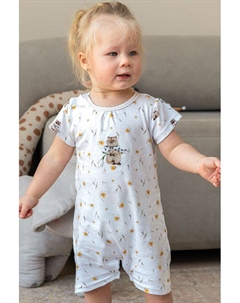 Песочник хлопковый на молнии с принтом Aspaya