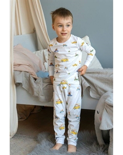 Пижама хлопковая с принтом Aspaya