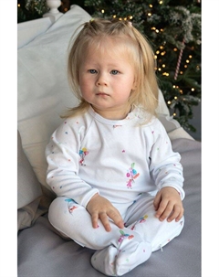 Комбинезон хлопковый с принтом Aspaya