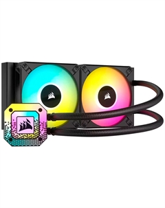 СЖО для процессоров Corsair iCUE H100i ELITE CAPELLIX XT 240mm RGB, Black (CW-9060068-WW)