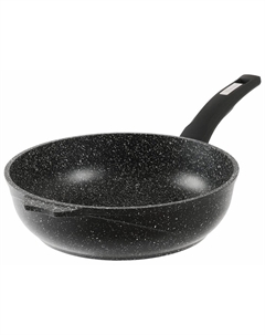 Сотейник Гранит black, 26 см, с несъемной ручкой, без крышки (арт.263802) Мечта