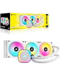 СЖО для процессоров Corsair iCUE LINK H150i RGB 360mm, White (CW-9061006-WW)
