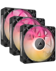 Вентилятор для корпуса Corsair iCUE LINK RX120 MAX RGB, 3x120mm, Black (CO-9051034-WW)