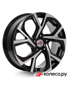 Литой диск R087 6.5x17/5*114.3 D66.5 ET37 BK/FP X`trike rst