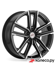 Литой диск R078 7x18/5*114.3 D66.6 ET37 BK/FP X`trike rst