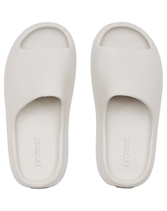 Женские шлепанцы Quiet, белый/антрацит Protest