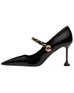 Туфли на высоком каблуке, черный Miu miu