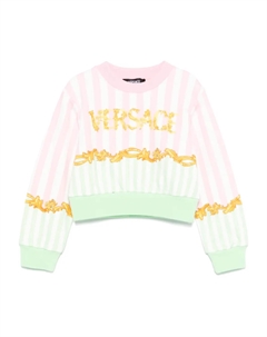 Толстовка с логотипом Kids, розовый Versace