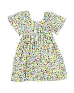 Детское платье, лаймово-зеленый Please