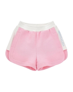 Шорты с вышитым логотипом, розовый Monnalisa