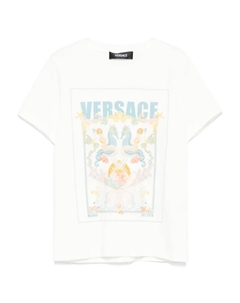 Футболка с открыткой Coral Theatre Kids, белый Versace