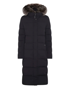 Пуховик с капюшоном, синий Moorer