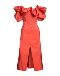 Платье-миди, оранжевый Alexander mcqueen