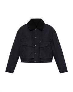 Куртка с карманом-клапаном и воротником из шерпы Dsquared2