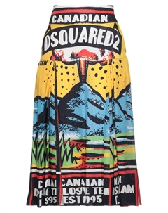 Юбка-миди, желтый Dsquared2