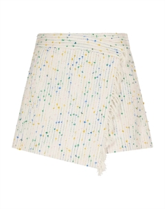 Вышитые юбки-шорты, белый Msgm