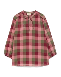 Клетчатая блузка, розовый Woolrich