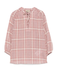 Клетчатая блузка, белый Woolrich