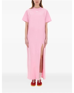 Платье-футболка с разрезом по подолу, розовый Msgm