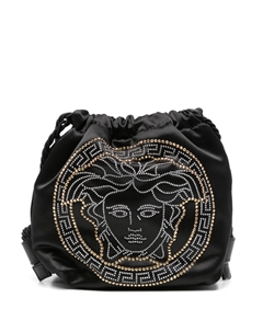 Рюкзак с мотивом Медузы Kids, черный Versace