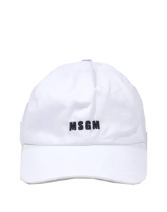 Кепка с вышитым логотипом, белый Msgm