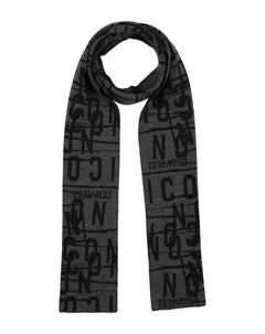Шарф, темно-серый Dsquared2