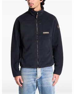 Худи с нашивкой-логотипом, черный Napapijri