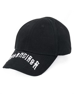 Balenciaga кепка с вышитым логотипом один размер черный Balenciaga