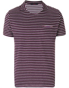 The gigi полосатая футболка с заостренным воротником xs фиолетовый The gigi