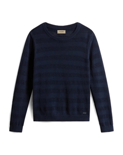 Джемпер с логотипом, синий Woolrich