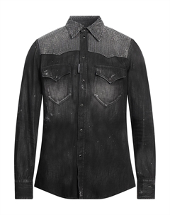 Рубашка джинсовая, черный Dsquared2