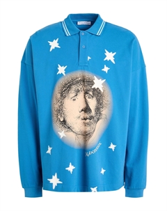 Рубашка-поло, лазурный Jw anderson