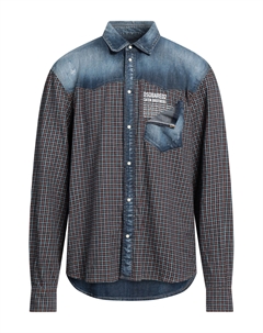 Рубашка джинсовая, красно-коричневый Dsquared2