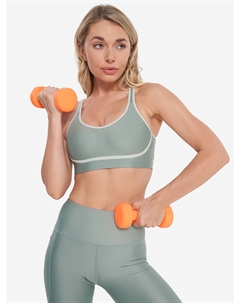 Спортивный топ бра Infinity Piped, Зеленый Under armour