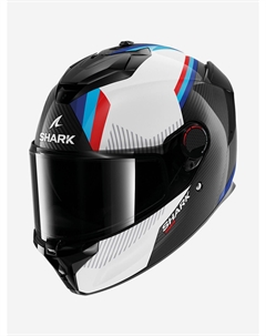 Мотошлем интеграл Shark SPARTAN GT PRO DOKHTA CARBON Black/White/Blue, Черный Shark helmets