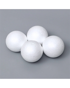 Шар из пенопласта для поделок и творчества, набор 4 шт., 7 см Upak land