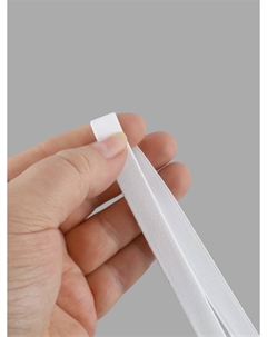 Лента тоннельная, двухстрочная, 10 мм, 10±0.5 м, белая Арт узор