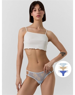 Трусы бразилиана женские в наборе, 3 шт Mark formelle