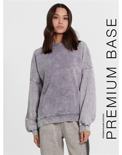 Свитшот женский серый с эффектом эйсид Mark formelle