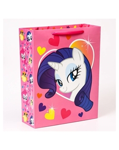 Пакет подарочный, 31×40×11.5 см, упаковка, my little pony Hasbro