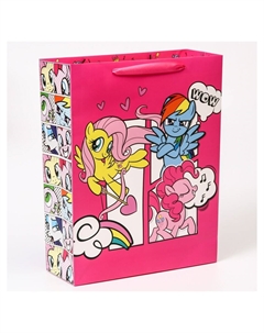 Пакет подарочный, 31х40х11.5 см, упаковка, my little pony Hasbro