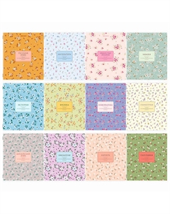 Тетради предметные КОМПЛЕКТ 12шт BLOSSOM Brauberg