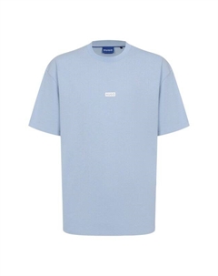 Хлопковая футболка Hugo blue