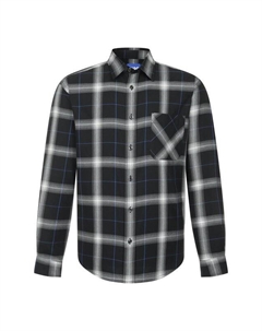 Хлопковая рубашка Hugo blue